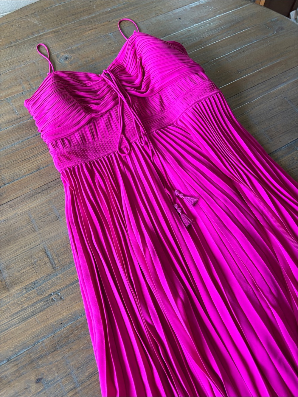 Alex Marie size 14 hot pink dress - Picture 2 of 16